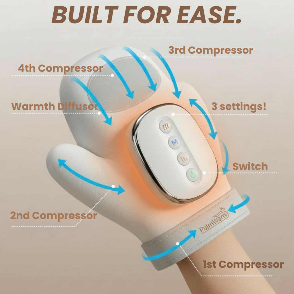 PalmWarms'™ Heated Hand Massager.