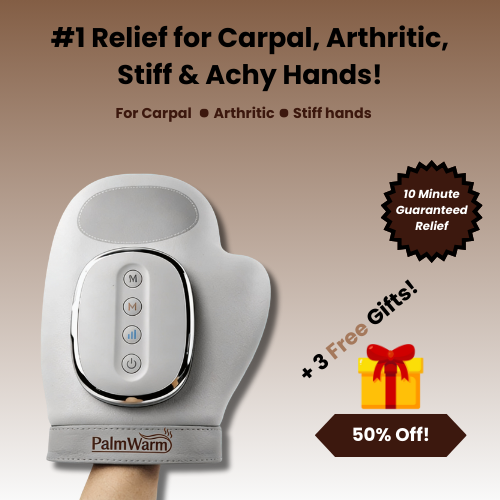 Heated Hand Massager for CTS, Arthritis & Aching Hands.